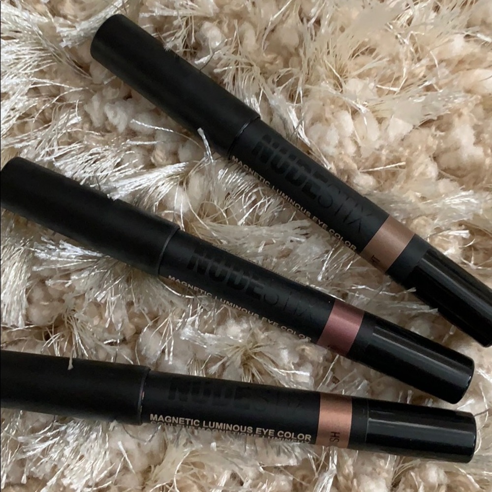 3 nudestix magnetic luminous eye pencils